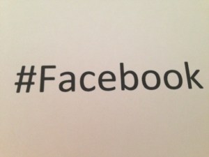 hahstags en Facebook